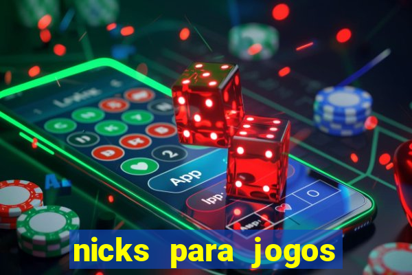 nicks para jogos de tiro